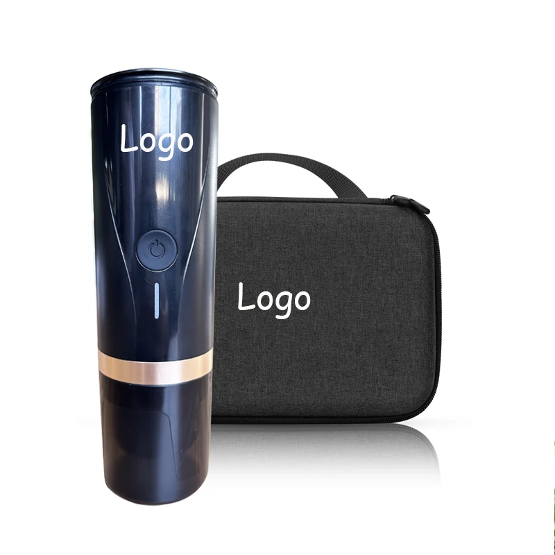 

Portable luxury coffee machine Custom Portable 80ml Mini Espresso Machine Unique ABS Model with Logo USB Power Source for Hotels