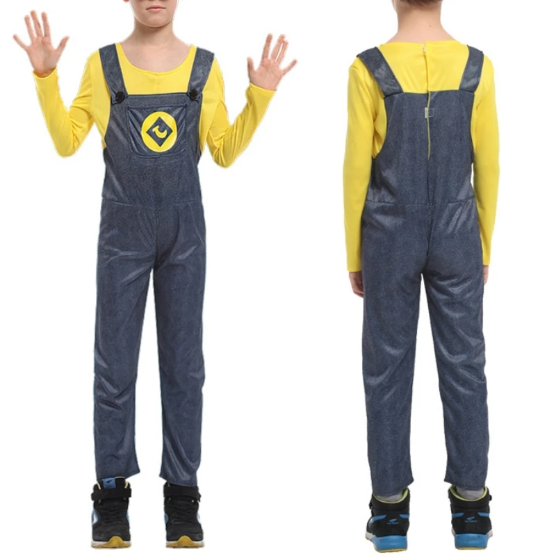 Costume Overalls Dress For Kids Cosplay Minions Childlike Popular Character in movie Boys Girls Party Costumes