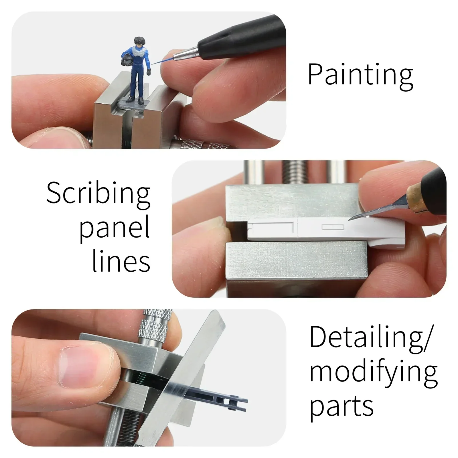 DSPIAE AT-MV Precision Mini Vise - Essential Paint Tool Set for Home Improvement and Crafts