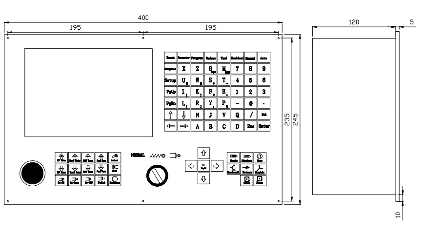 CNC990TDb-3  Lathe Machine CNC Controller CNC Retrofit Kit For Lathe/turning With Auto Tool Changer Function