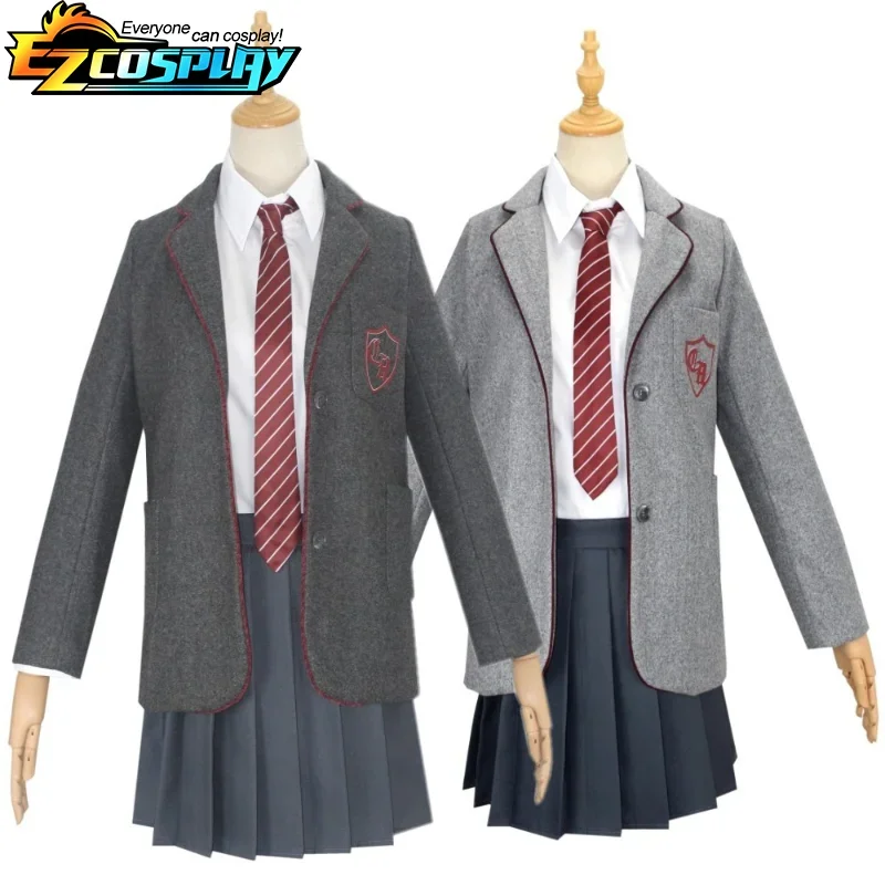 2025 New Kids Matilda Musical Cosplay Costume Outfit Girls School Uniform Suit Jacket Shirt Skirt Tie Halloween Party Stage abc