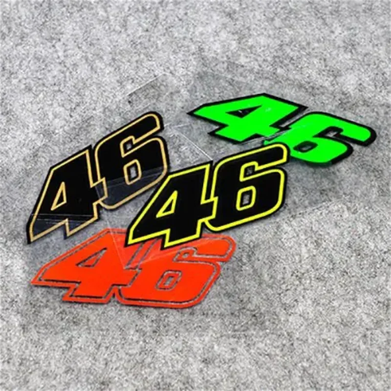 Motorcycle sticker Car sticker No. 46 Racing car sticker Creative personality modified reflective sticker battery car decal auto