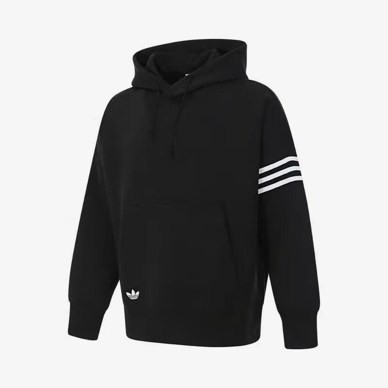 

Оригинальная мужская теплая толстовка с капюшоном Adidas Three Stripes JC9937