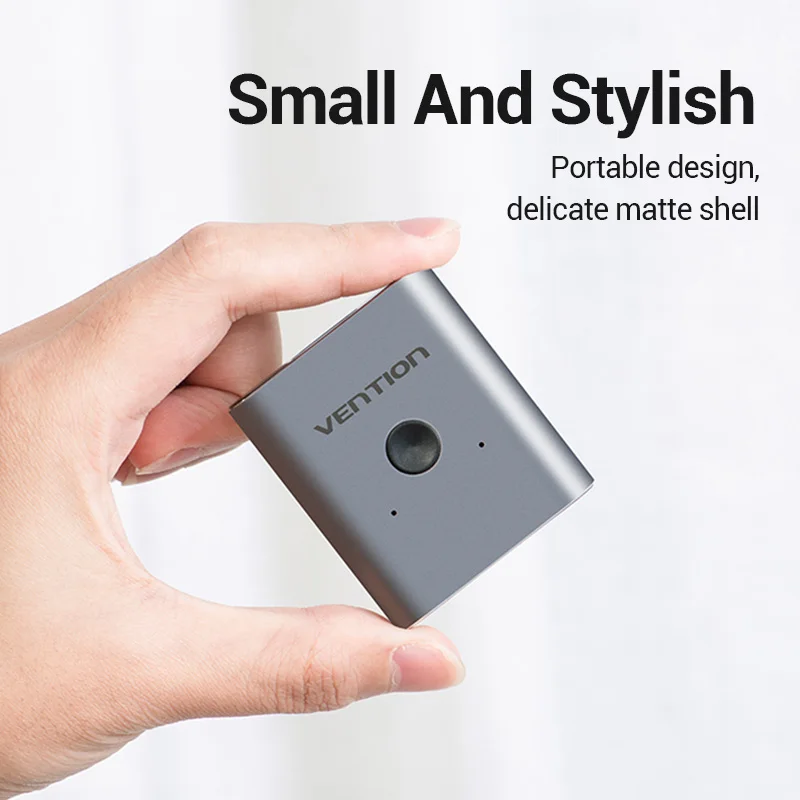 4K HDMI Switch 2 Ports Bi-directional 1x2 / 2x1 HDMI Switcher Splitter Supports Ultra HD 4K 1080P 3D HDR HDCP for PS4 Xbox HDTV