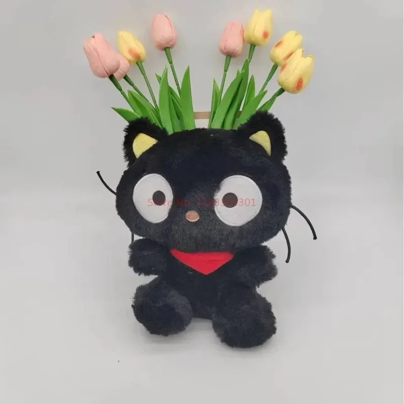 Simpatico cartone animato nero chobat peluche-sanrio cioccolato gatto peluche bambola giocattolo regali per bambini