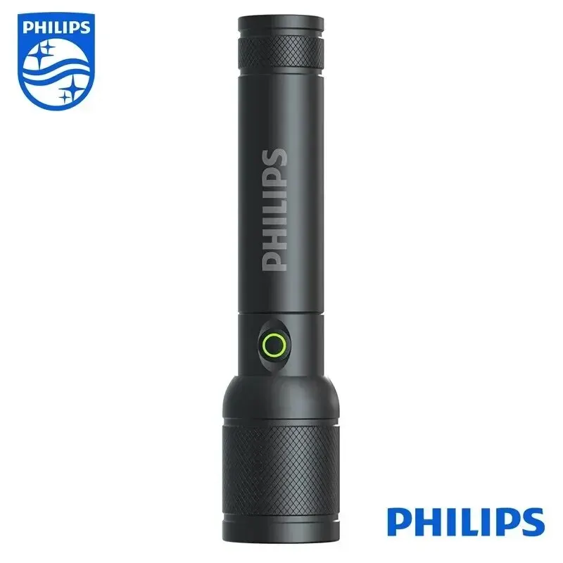 

Philips 6168 Фонарик с оптическим зумом Type-C Портативный фонарик с 4 режимами освещения для самообороны Кемпинговый фонарик