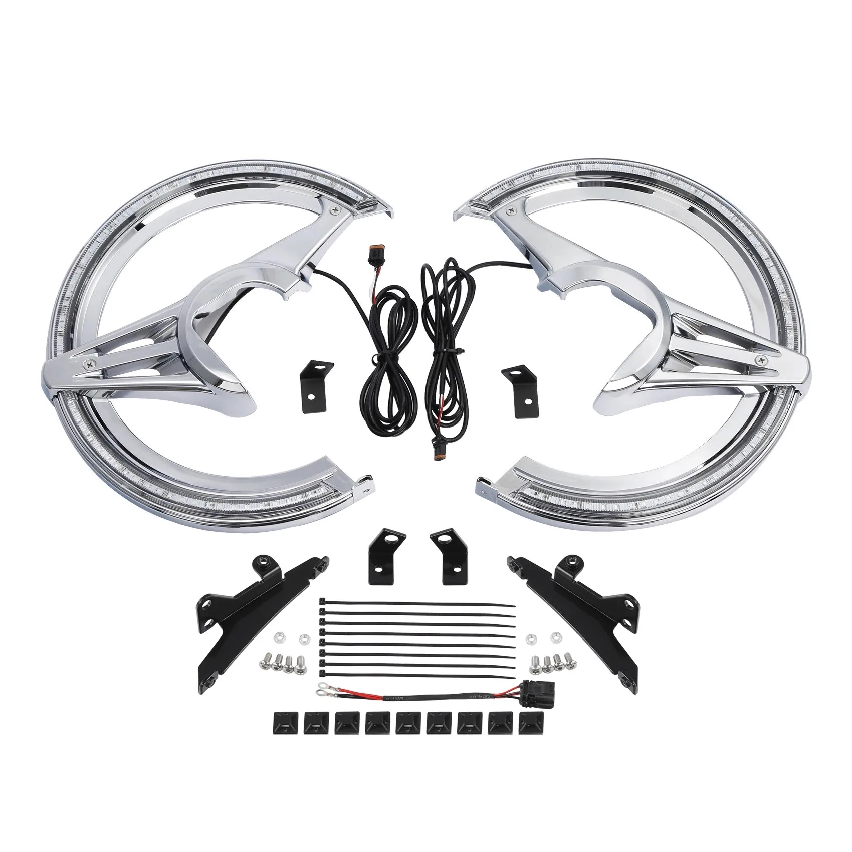 

Украшение колеса мотоцикла, сигнальная кольцевая лампа для Honda Gold Wing GL1800 F6B 18-24, специальный аксессуар для модели