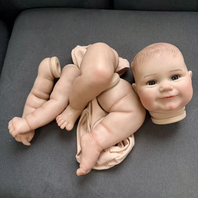 Maddie Awake 24inch Reborn Doll Kit Unfinished Lifelike Multiple Layers Painting Doll Parts DIY Children toys