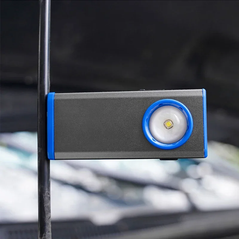 USB Rechargeable Portable Pocket EDC LED Flashlight Magnet Lamp Work Light Tool For Car Repairing Emergency Lighting House
