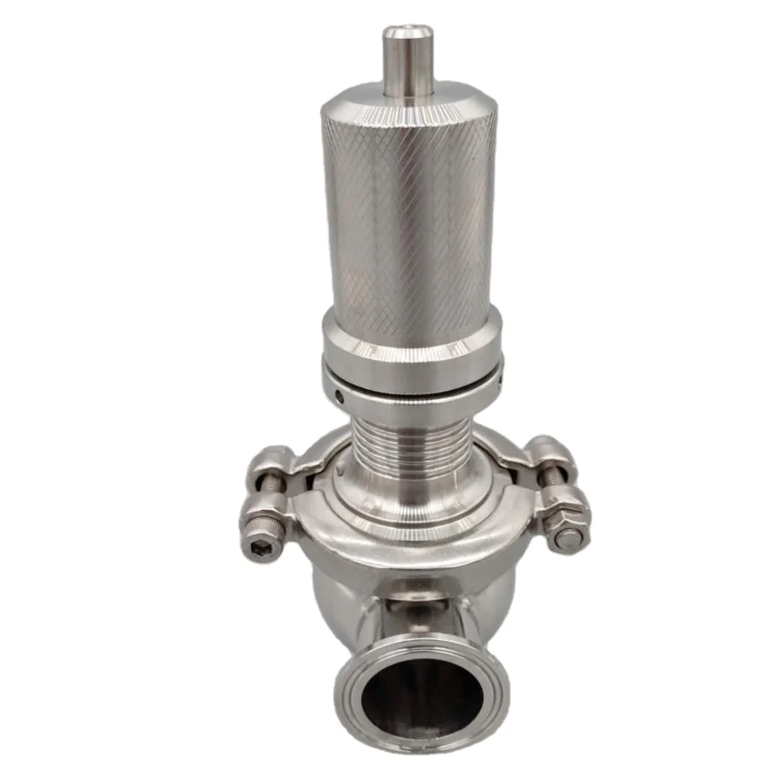 Pharmaceutical Factory Sanitary Stainless Steel Manual Quick Relief Pressure Valve