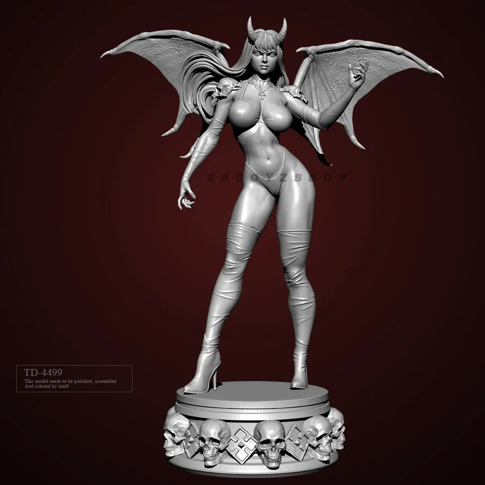 

50mm 75mm Resin model kits figure beauty colorless and self-assembled （3D Printing ） TD-4499/3D