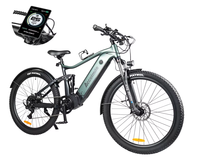 Accolmile New Version Aluminum  Electric Mountain Bike 750W 48V With Bafang BBS02 Mid  Motor Kit 27.5\