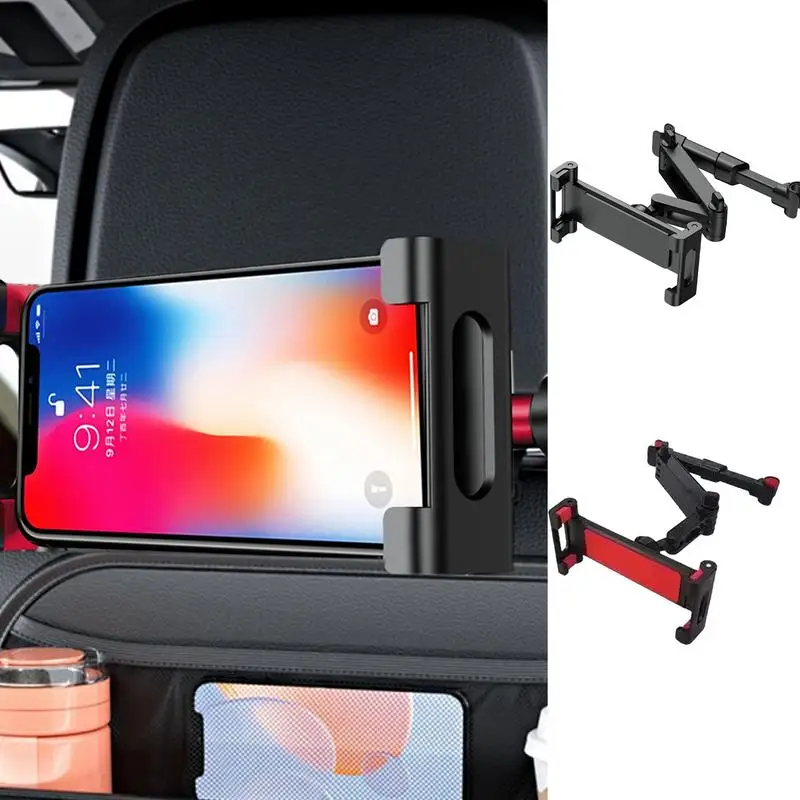 Car Headrest Tablet Holder Flexible Tablet Holder With Multi-Angle Stable Tablet Car Mount For Kids & Adults SUV Pickup Truck