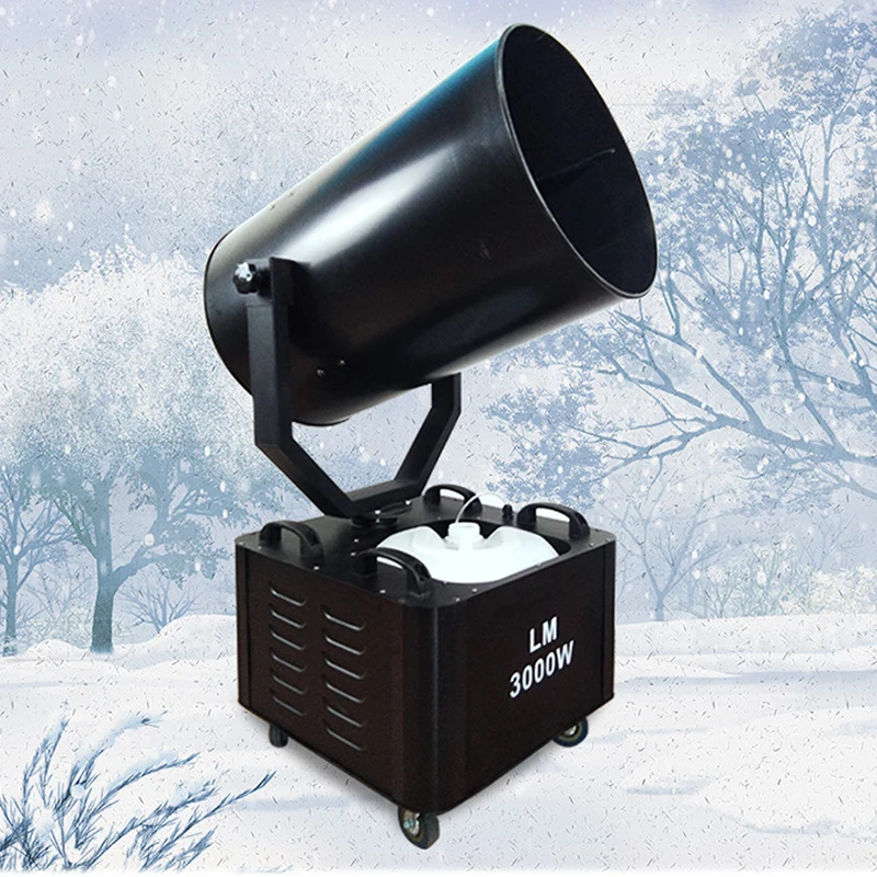 Large Shaking Head Snowflake Machine Commercial Snow Making Machine Spray 3000W90 ° Stage Special Effect Snowflake Machine