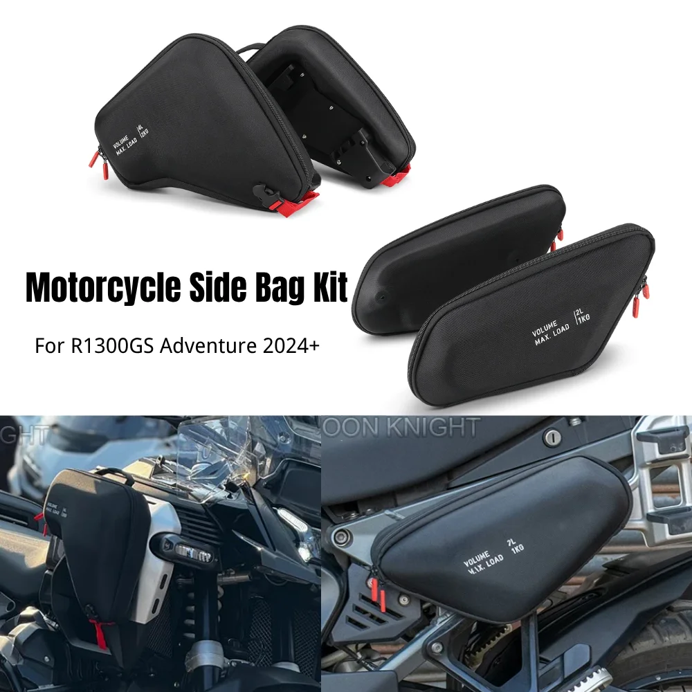R1300GS Adventure Radiator Cowl Bag For BMW R 1300 GS ADV 2024 2025 Motorcycle Frame Side Bag  Fairing Left Right Radiator Bags