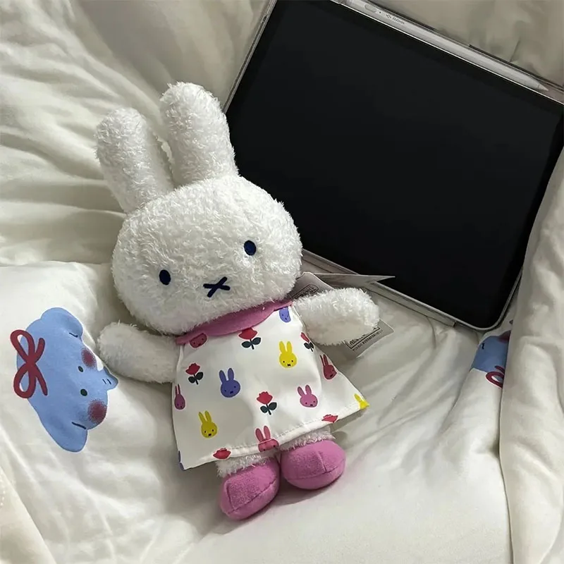 

Cute Miffy Plush Doll Cartoon Soft Stuffed Toy Dopamine Comfortable Sleeping Pillow Anime Home Decoration Girl Kids Perfect Gift