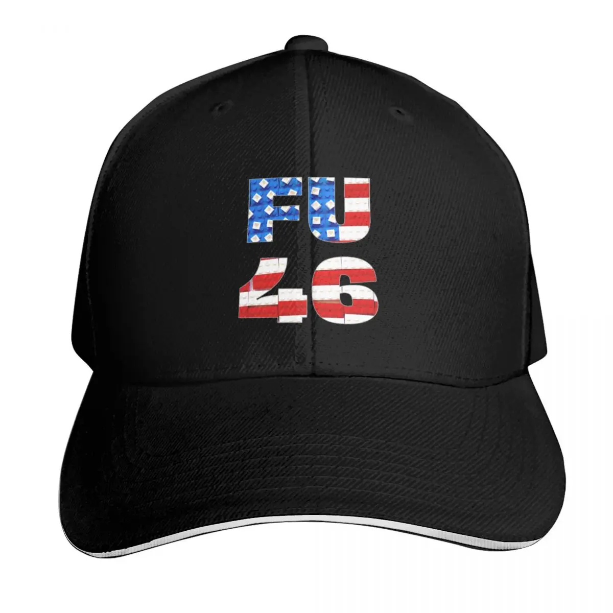 FU 46 Baseball Cap Sun Protection UPF 50+ Breathable Mesh Back Adjustable Buckle Closure