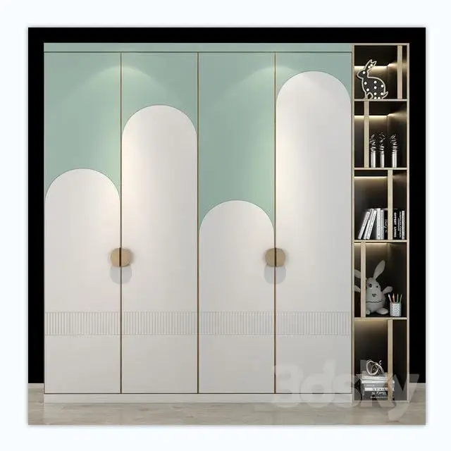 

High Quality Classical Luxury Minimalism Simple Convenient Portable Wardrobe For Bedroom