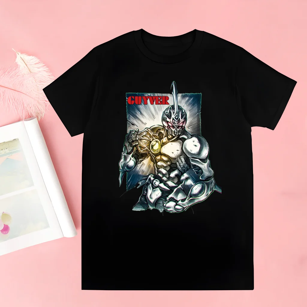 Guyver Bio Booster Armor Manga Anime T Shirt Men Shirts Quality Summer Top Tshirts Short Sleeves Tees T-Shirt