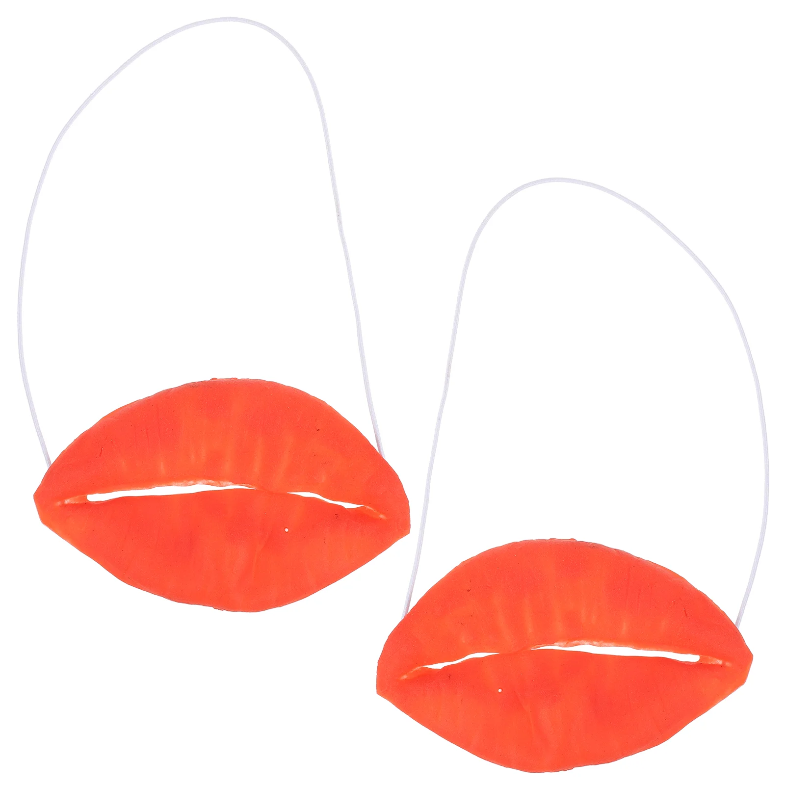 

Halloween Sausage Mouth Decor Funny Red Lips Jokes Props Masquerade Cosplay Party Supplies