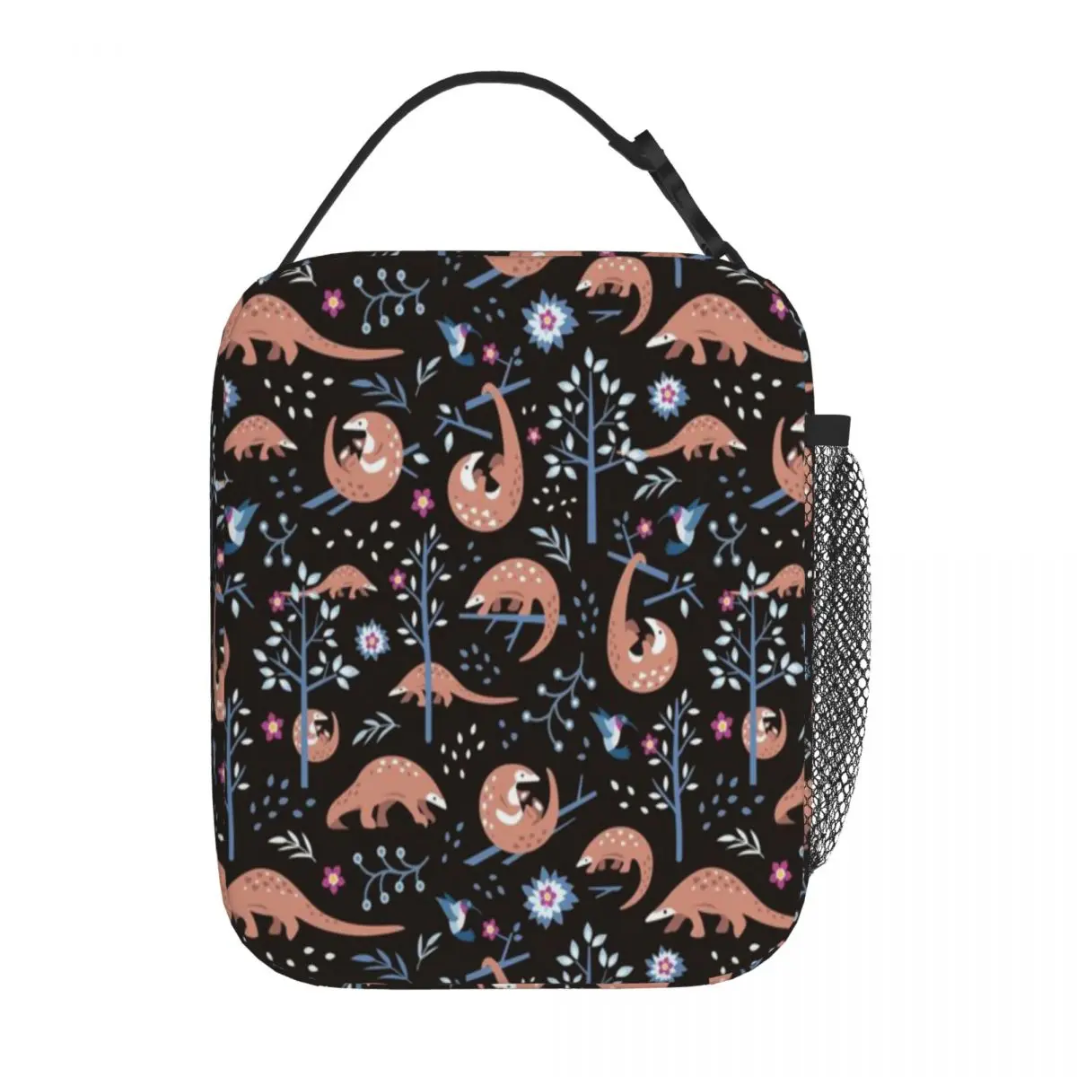 Bestselling Cute Pangolin Pattern - Forest Pattern Simple Foldable Lunch Bag Park Picnic Lunch Handbag
