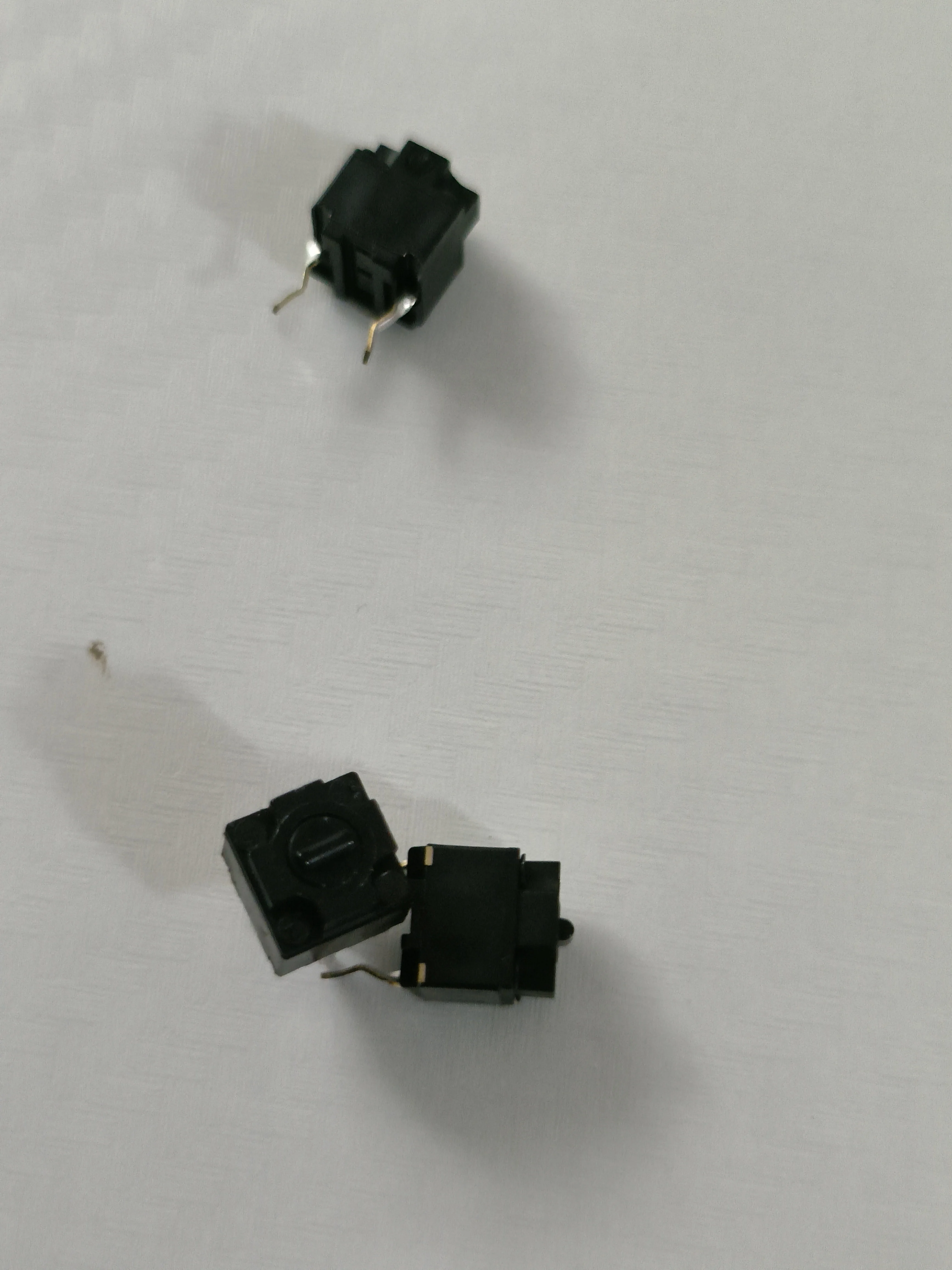 YYT 10PCS Square Mouse Click Switches EVQP0E07K Gaming Keyboard Black Points Suitable for Microsoft Storm Shark