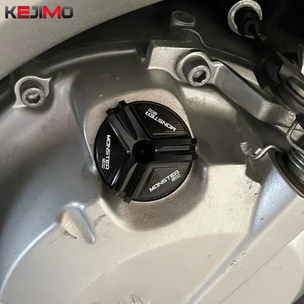 

Monster MONSTER1200 Motorcycle M19*2.5 Aluminum Engine Oil Cup Fuel Filler Tank Cap Cover For DUCATI Monster1000Dark 2003 - 2006