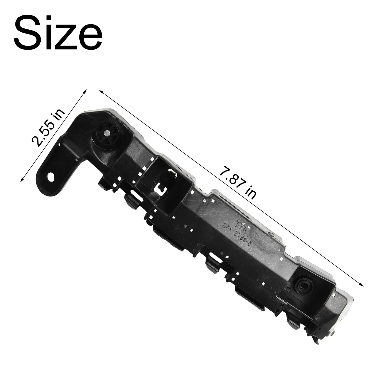 1 Pair Car Front Left Right Bumper Retainer Brackets Support Holder Guide For Honda HR-V 2016-2020 Car Accessories