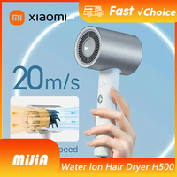 NEW XIAOMI MIJIA Water Ion Hair Dryer H500 Wind 20m/s 1800W Hot and Cold Circulating Air Mode Quick Dry Profession Care