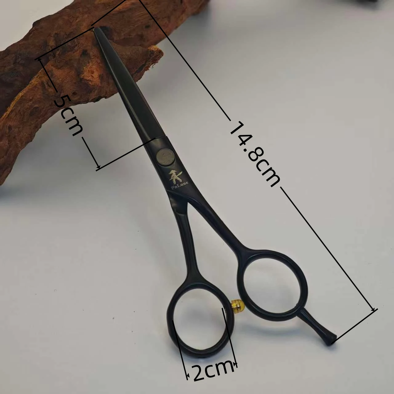 FnLune 5.0 Hairdressing Barber Hair Scissor Professional Hairdressers Barbers Stainless Steel Hair Cutting Shears Salon Barbers