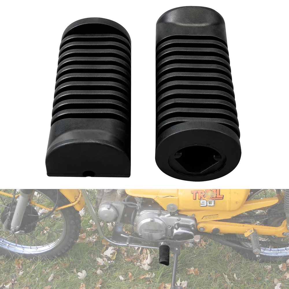 Motorcycle Footpeg Rubber Covers for Honda CB175 1969-1970 CL175 1968-1970 CB350 CL350 68-70 CB450 66-70 CL450 67-70 CB750 69-70