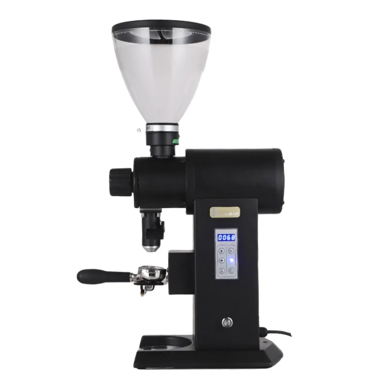 

Commercial quantitative bean grinder powder coffee grinding 98mm titanium flat powder non-agglomerating coffee bean grinder