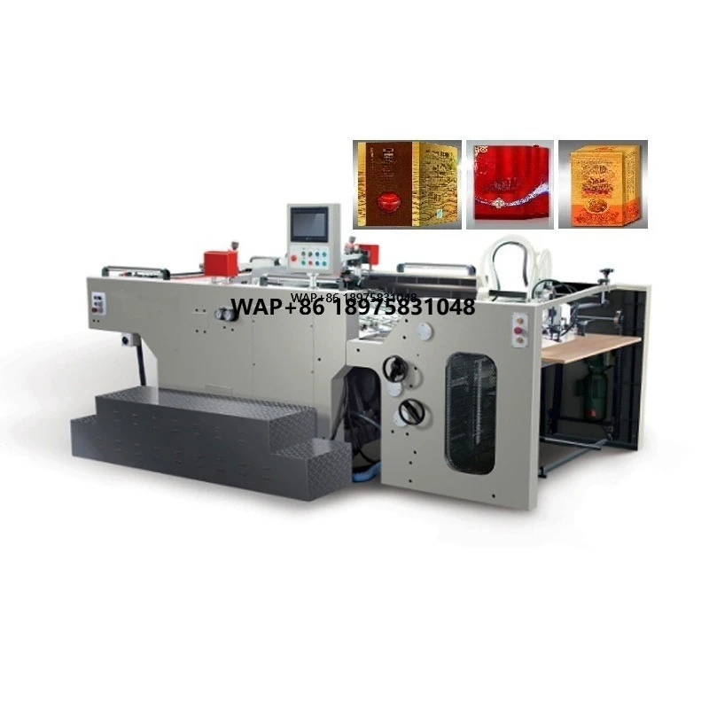 3600pcs Per Hour Swing Cylinder Printing Press Automatic Screen Printing Machine Decals Paper Spot UV Screen Printing Equipment