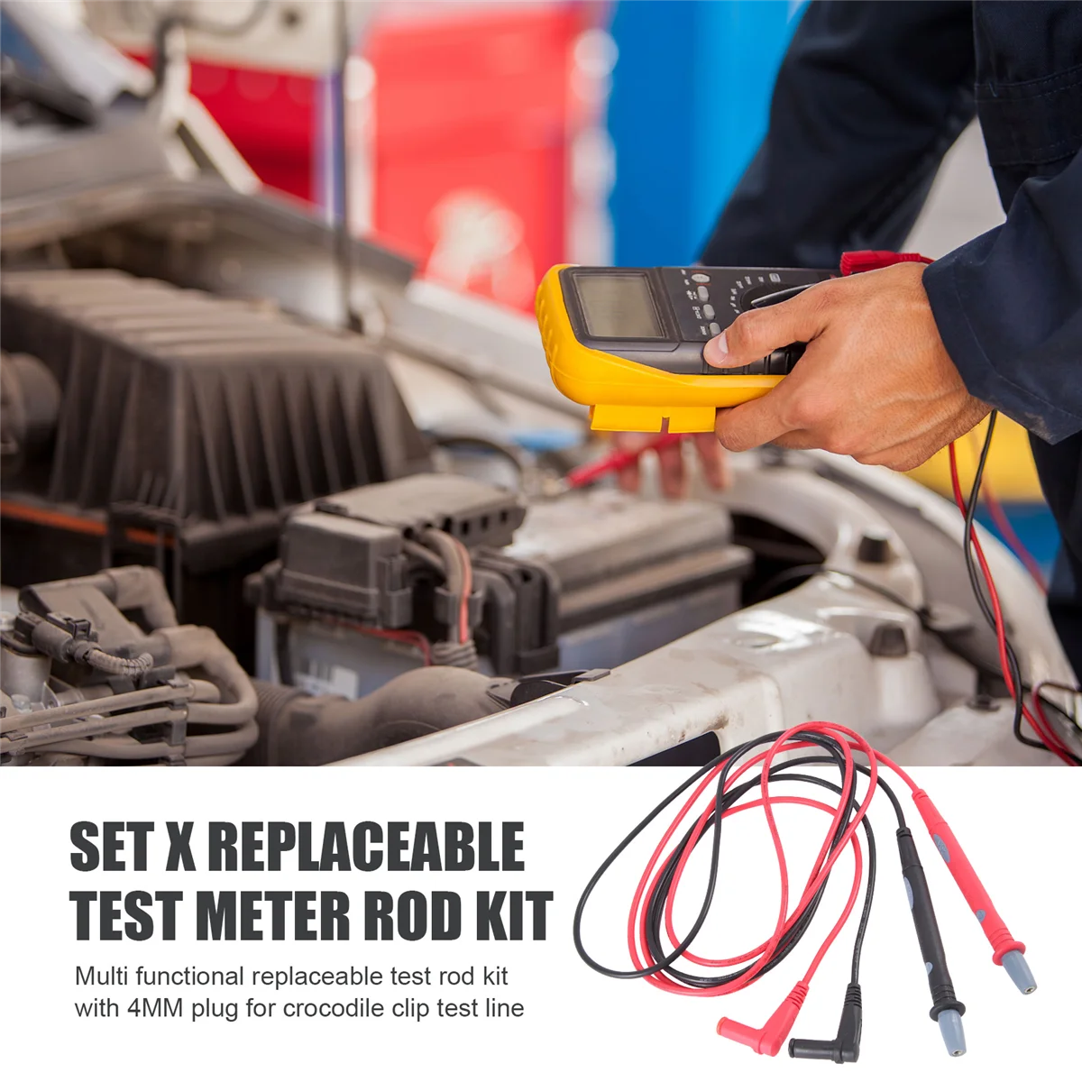 ชุดโต๊ะทดสอบ ชุดมิเตอร์ทดสอบ JT8043 เครื่องวัดทดสอบแบบถอดเปลี่ยนได้หลายชิ้นแบบมัลติฟังก์ชั่น