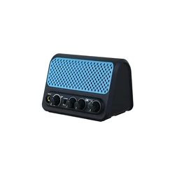 DK-iG-10Mini Electric Guitar Amplifier, 20W Output, 2 Channels, Clean, Distortion, Bluetooth, Aux In, 2000mA Battery