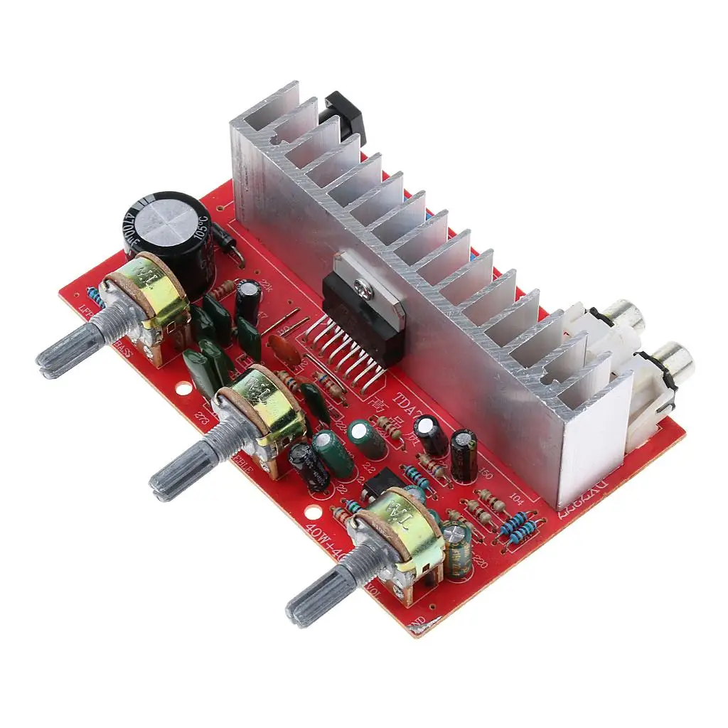 Stereo Audio Amplifier Board 2.0 Channel 12V TDA7377 Power Amp for Bookshelf Speaker DIY Use