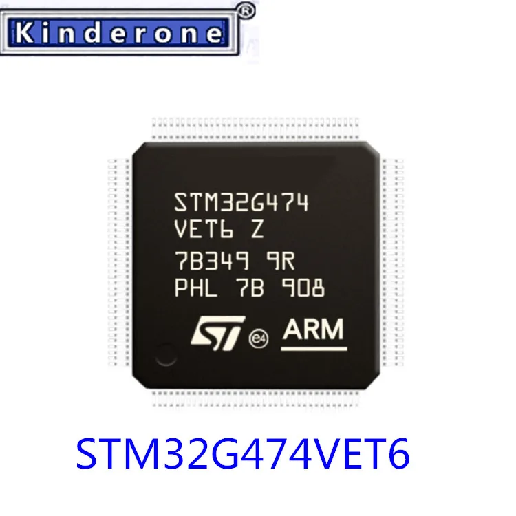 1-100PCS STM32G474 VET6 STM32G474VET6 STM32G474VET STM32G474VE STM32G474V STM32G474 IC MCU 32BIT 512KB FLASH 100LQFP100% New