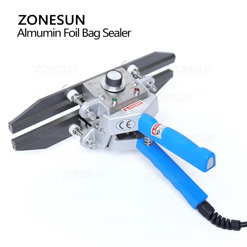 ZONESUN sealing machine Constant Heat Handheld Sealer Sealing Machine Mylar Aluminum sealer Foil Bag sealer ZS-FKR200C