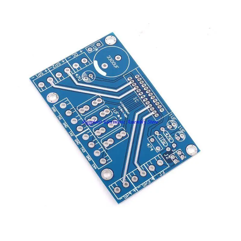 E28D TDA7388 Power Amplifier Board Four Channel 4x41W for DC 12V-14.5V PCB Bare Board