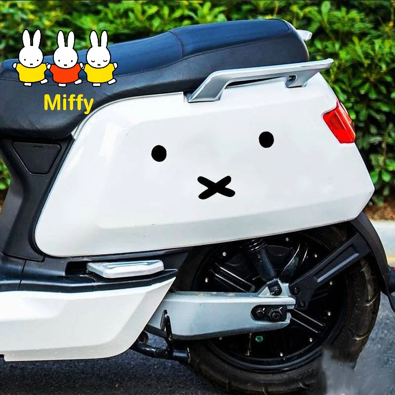 Kawaii Miffy sticker Cute cartoon Miffy expression car sticker - Fuel tank cover mobile phone and tablet decorative sticker