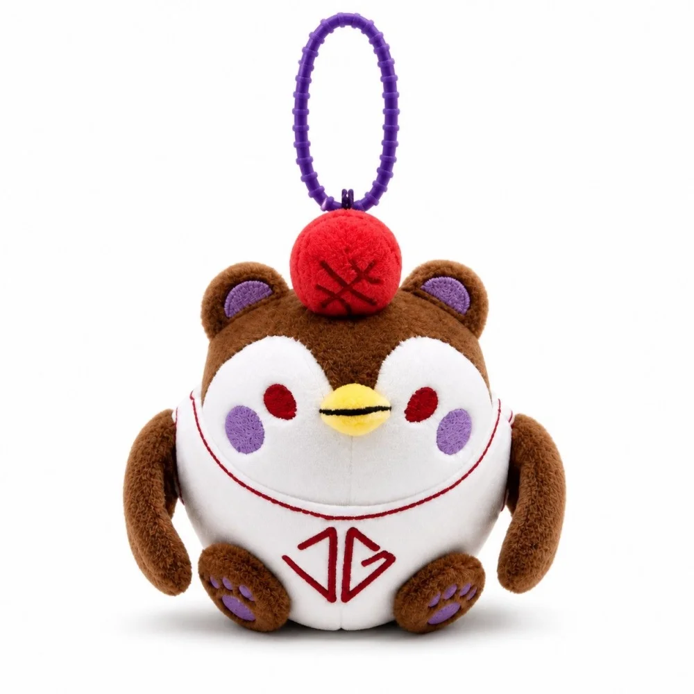 Thai CP Plush Pendant Keychain Jossgawin Kawaii Keyring Bag Accessories view 4