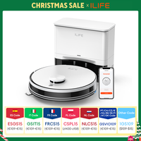ILIFE A30 PRO 5000Pa Suction, Robot Vacuum and Mop Combo, Self emptying, 60 day capacity,  App/remote , 180 minute running time
