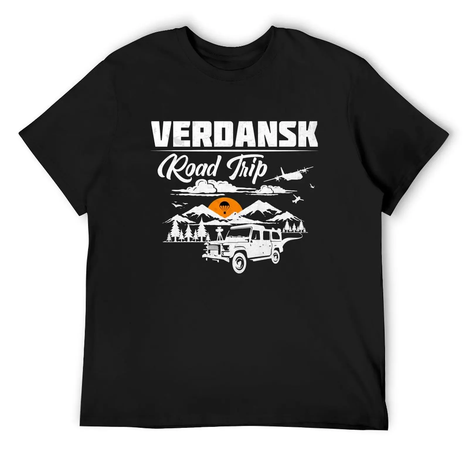 Warzone/Verdansk Road Trip T-Shirt for a boy shirts graphic tees anime clothes baggy shirts mens graphic t-shirts hip hop