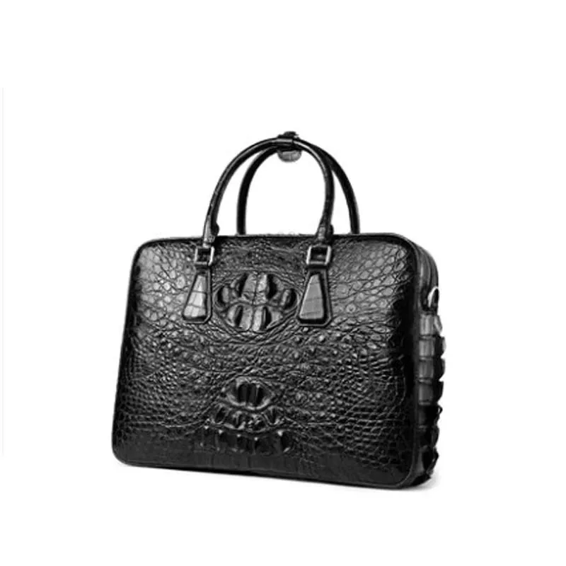 afanzhe new arrival  crocodile leather men handbag male bag business men briefcase single shoulder bag men bag