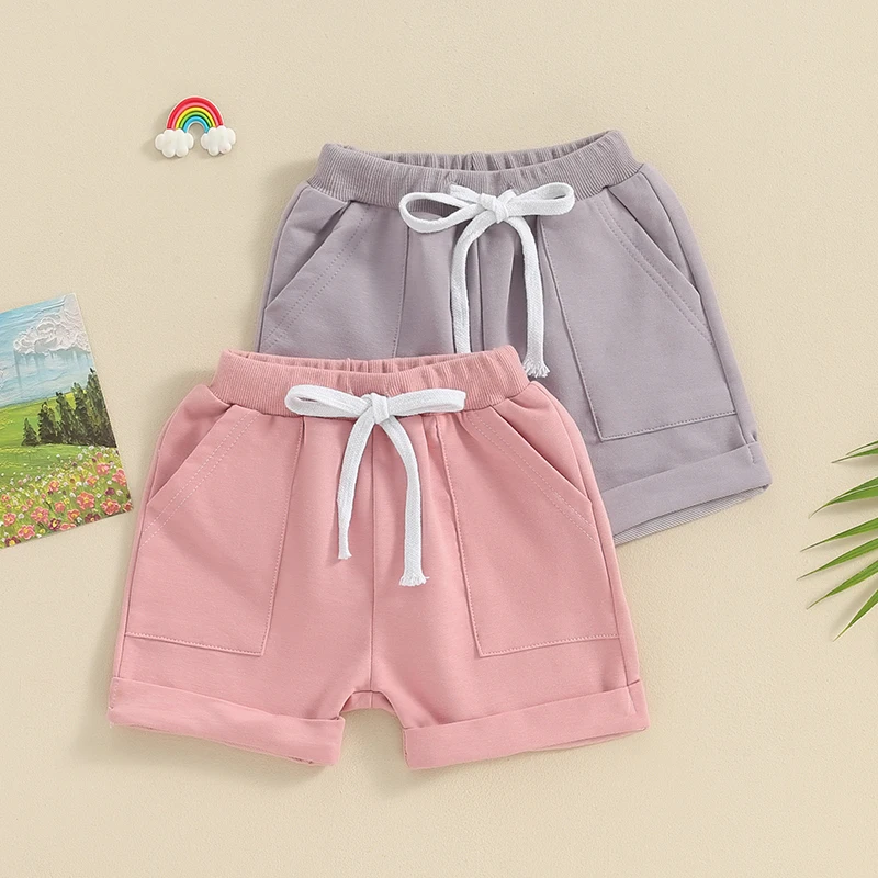 Newborn Baby Shorts for Boy Casual Solid Color Baby Kids Shorts Pants Girls Shorts Summer Shorts Baby Boy Clothes