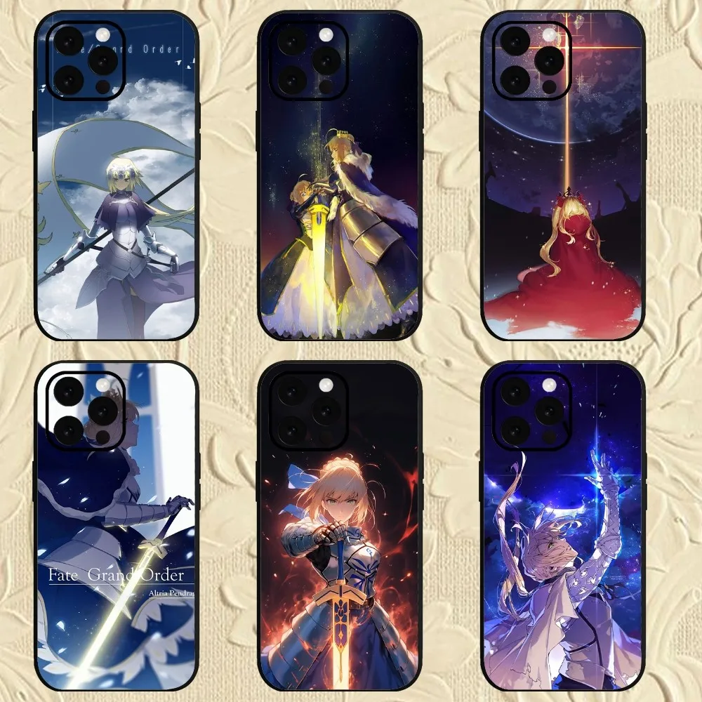 Fate grand order  Game  Phone Case For iPhone Mini 11 12 13 14 15 Pro XS Max X Plus SE XR Shell