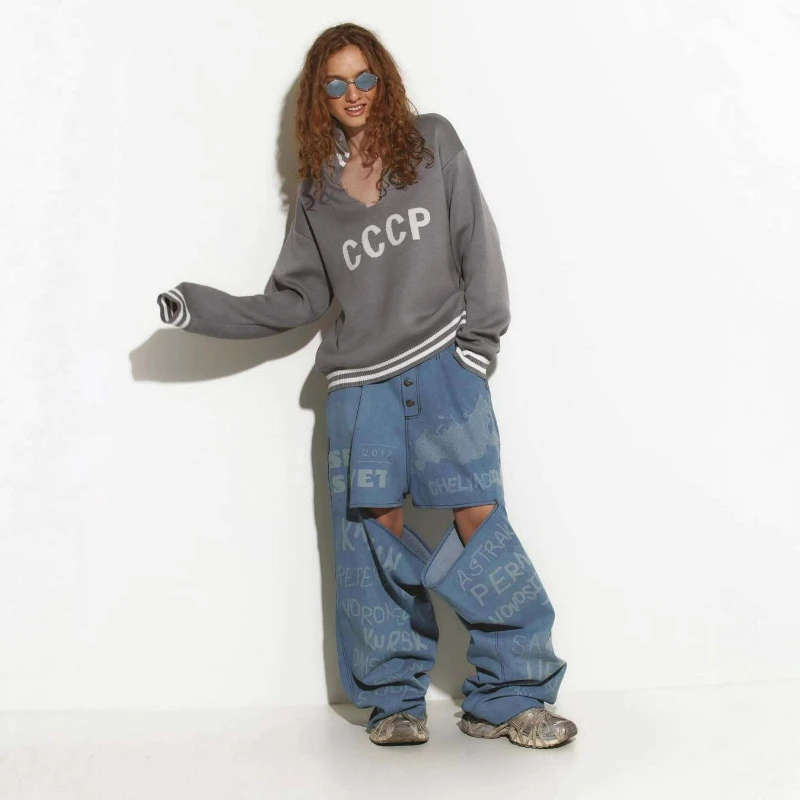 استرخاء الظهر نمط مع المنسوجة سترة برقبة على شكل v المرأة 2026 الخريف/الشتاء عادية بأكمام طويلة أنيقة تنوعا الصوفية للنساء #3