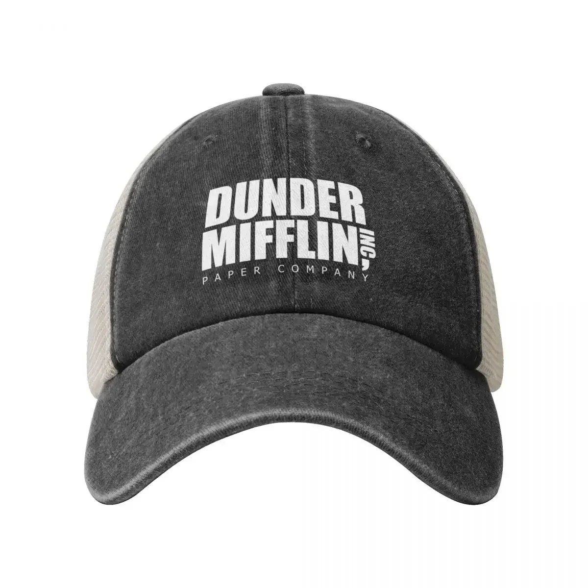 Dunder Mifflin Paper Company The Office Cowboy Mesh Baseball Cap Sun Cap Hat Beach beach hat For Man Women's