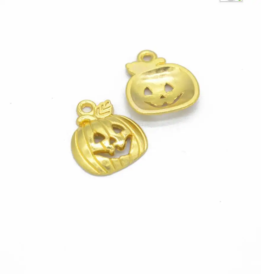 70pcs Charms Pumpkin Jack Lantern Halloween 18*16mm Tibetan Bronze Silver Color Pendants Antique Making DIY Handmade Craft F0525