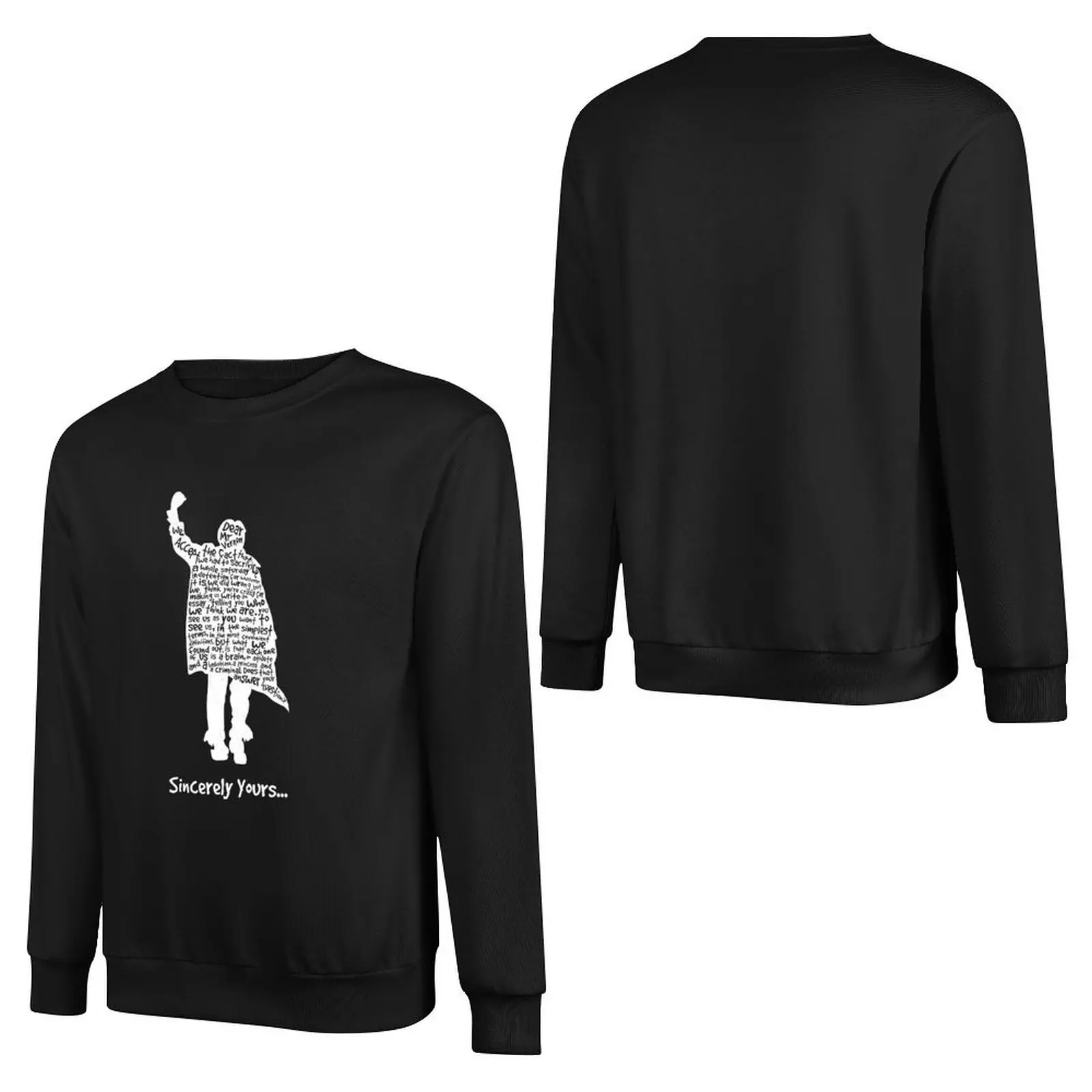 The Breakfast Club - Sincerely Yours - White Pullover Hoodie tracksuits winter clothes men clothing aesthetic sweatshirts